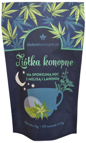 Herbatka konopna z lawendą i melisą na spokojny sen