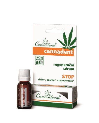 Cannadent regeneracyjne serum konopne na afty, pleśniawkę i opryszczkę